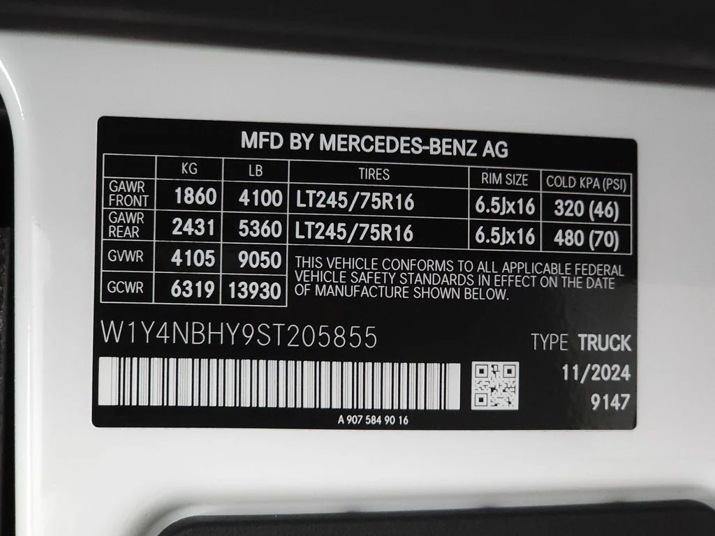 Used 2025 White Mercedes-Benz Cargo 144 WB image 25