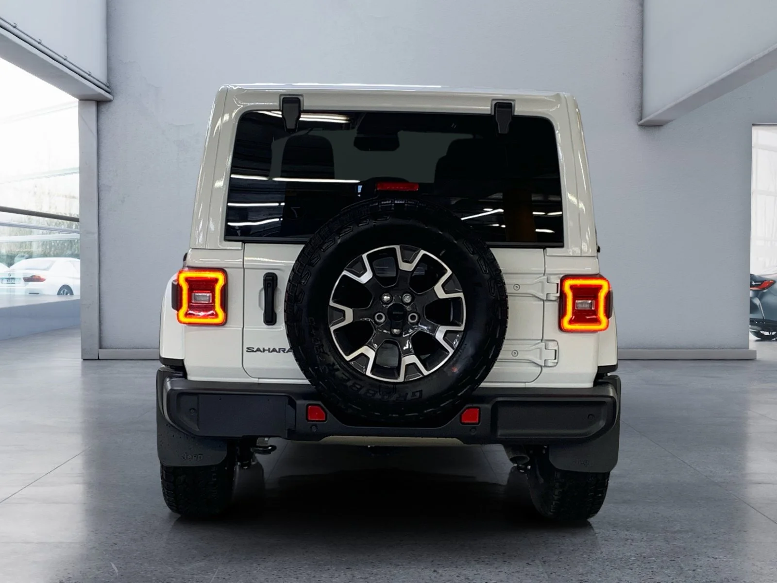 New 2026 Bright White Jeep Sahara image 3