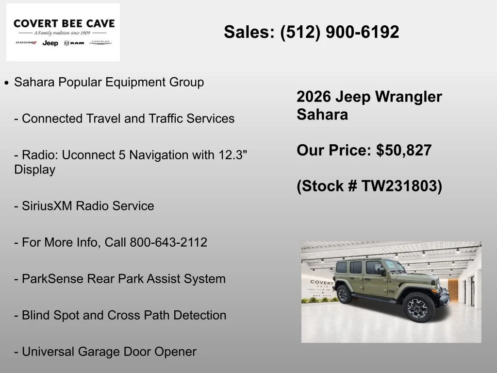 New 2026  Jeep Sahara image 19