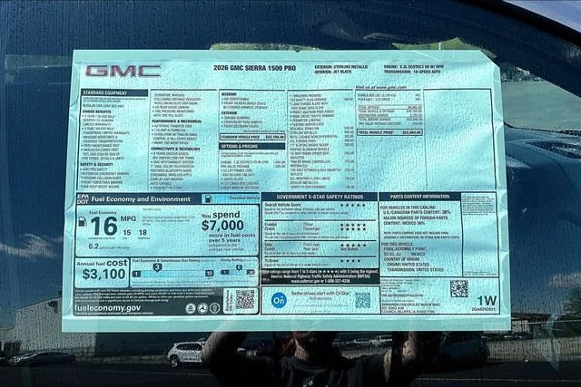 New 2026 Sterling Metallic GMC Pro image 13
