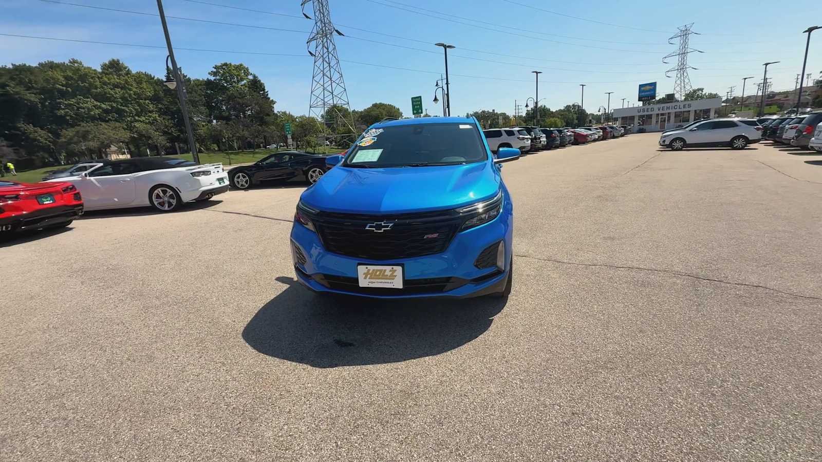 Certified Used 2024 Riptide Blue Metallic Chevrolet RS image 3