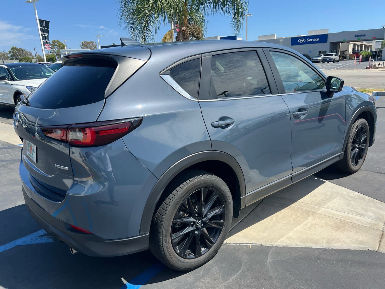 Used 2025 Polymetal Gray Metallic Mazda 2.5 S Carbon Edition image 5