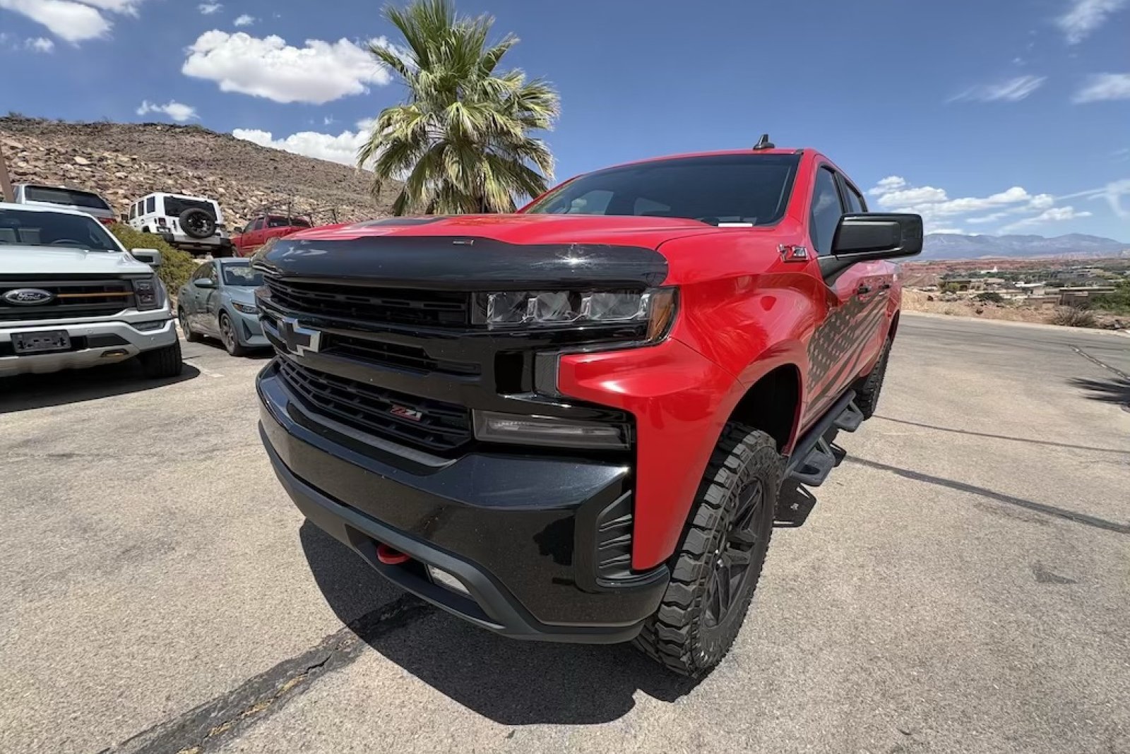 Used 2020 Red Hot Chevrolet LT Trail Boss image 1