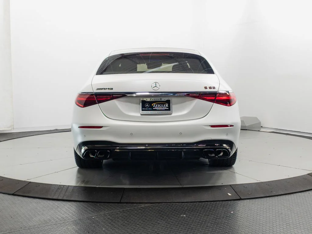 Certified Used 2024 MANUFAKTUR Moonlight White Metallic Mercedes-Benz S 63 E AMG® image 34