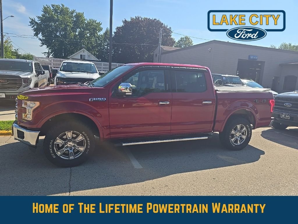 Used 2015 Red Ford Lariat image 2