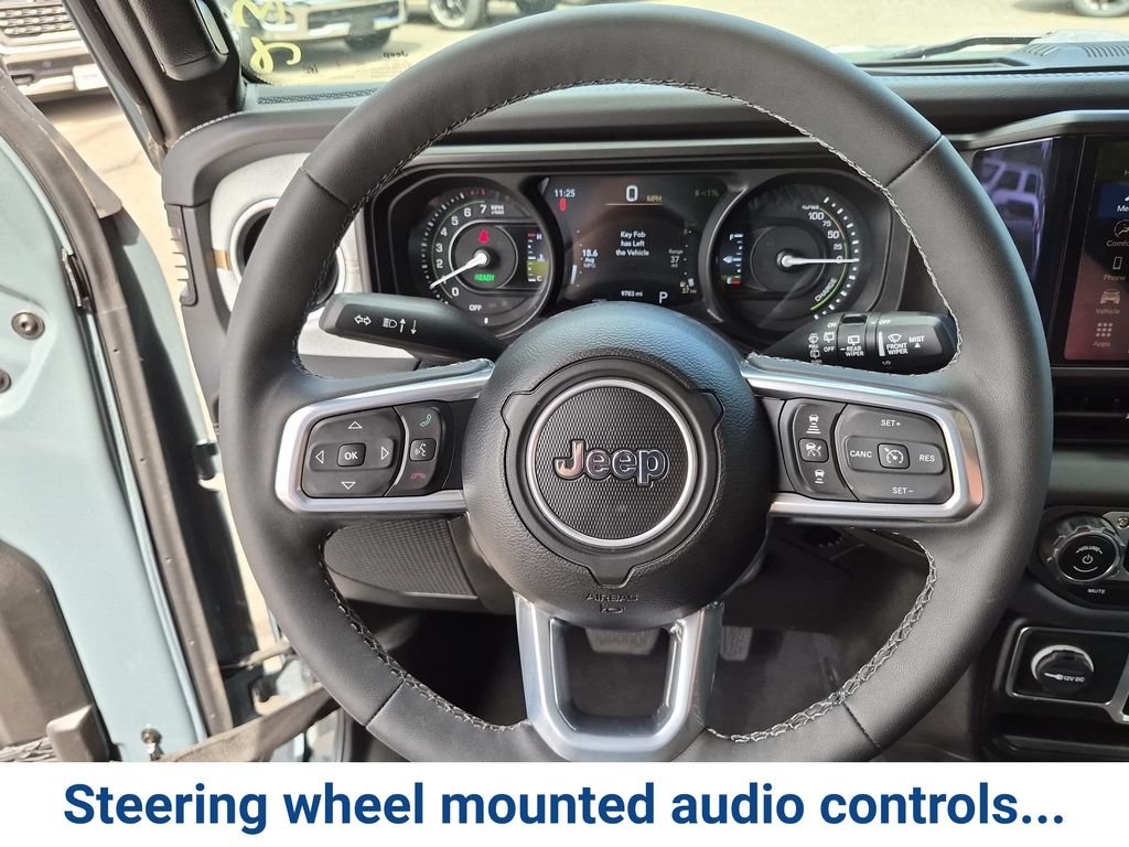 Certified Used 2025 Gray Jeep Sahara 4xe image 15