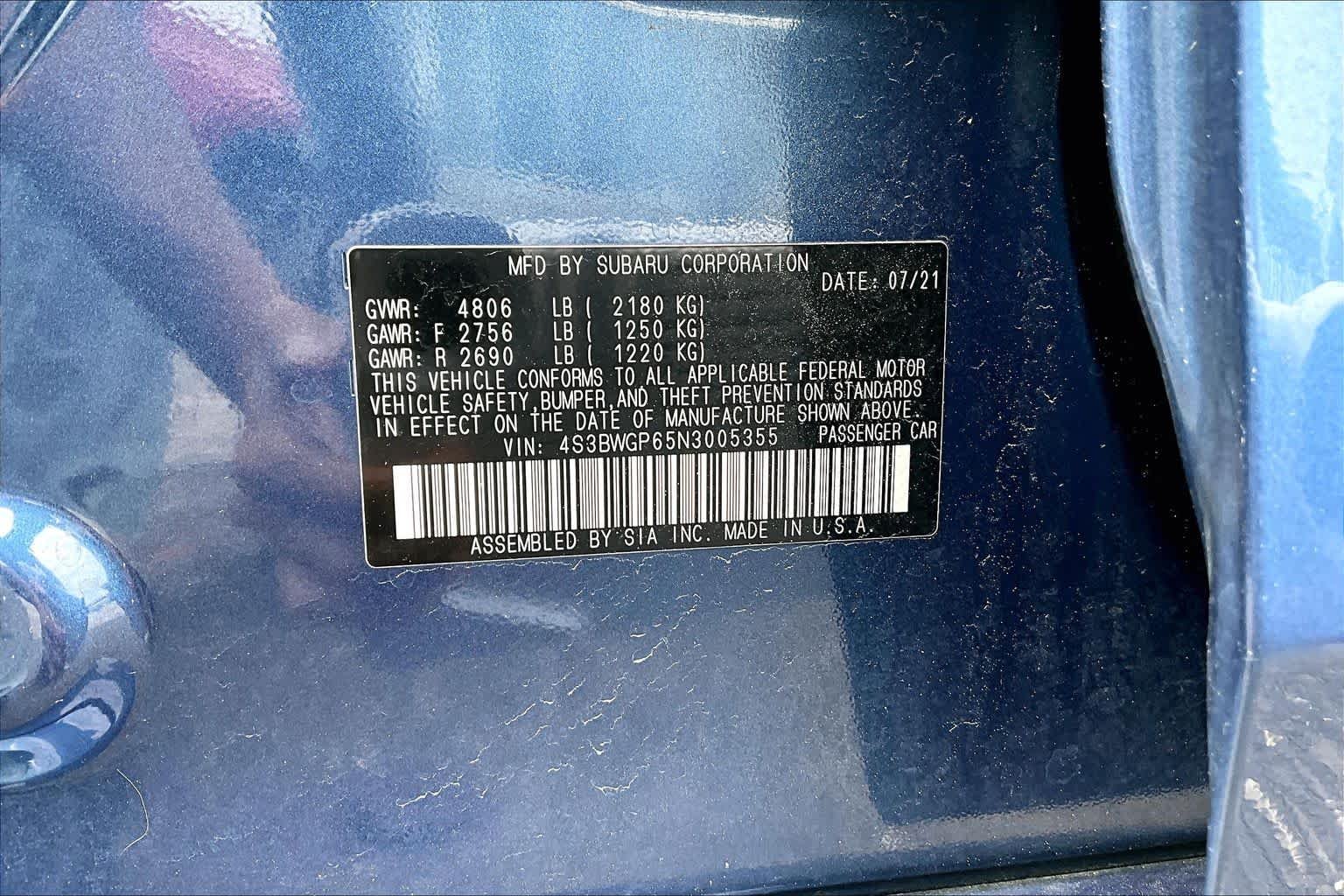 Used 2022 Abyss Blue Pearl Subaru Touring XT image 34