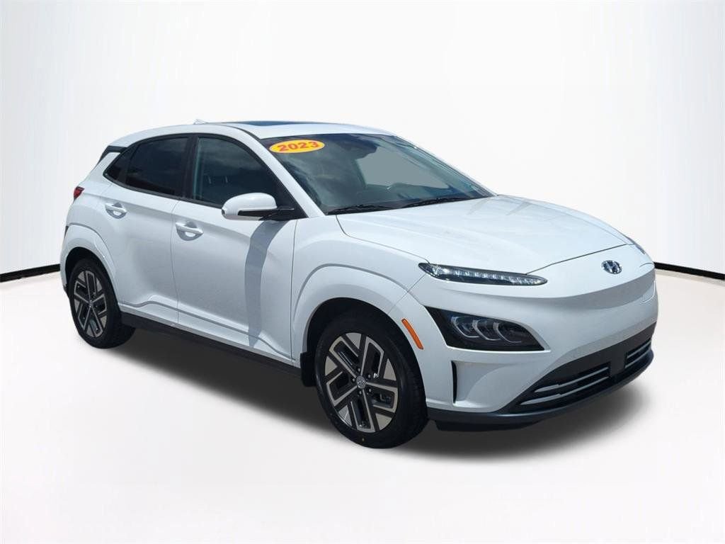 Certified 2023 Hyundai Kona EV Limited with VIN KM8K53AG6PU173866 for sale in Tampa, FL
