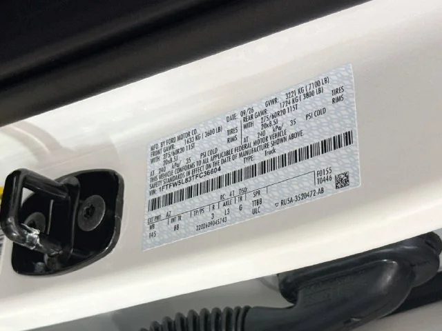 New 2026 Star White Metallic Tri-Coat Ford Lariat® image 34