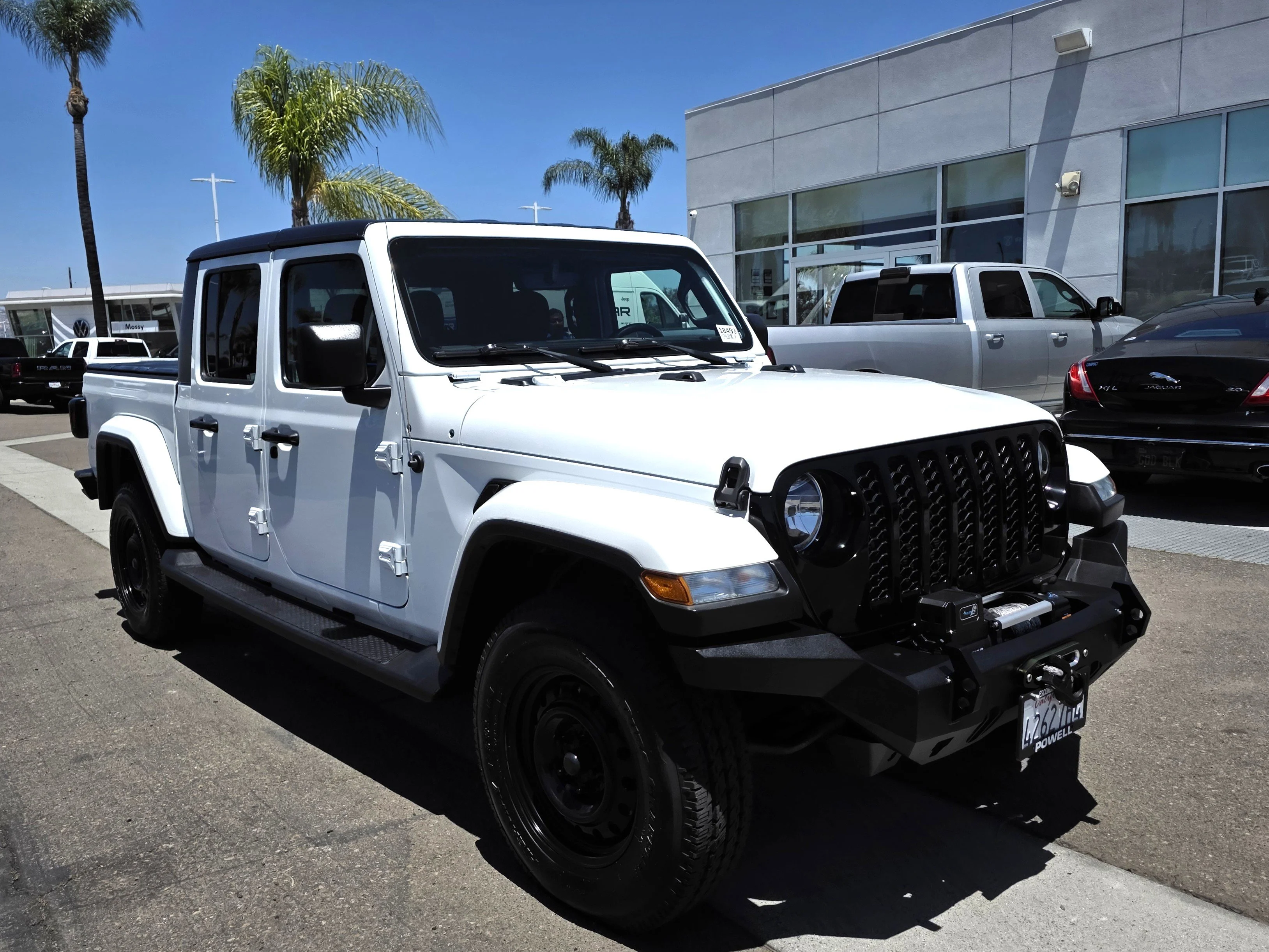 Used 2021 Bright White Clearcoat Jeep Sport image 6