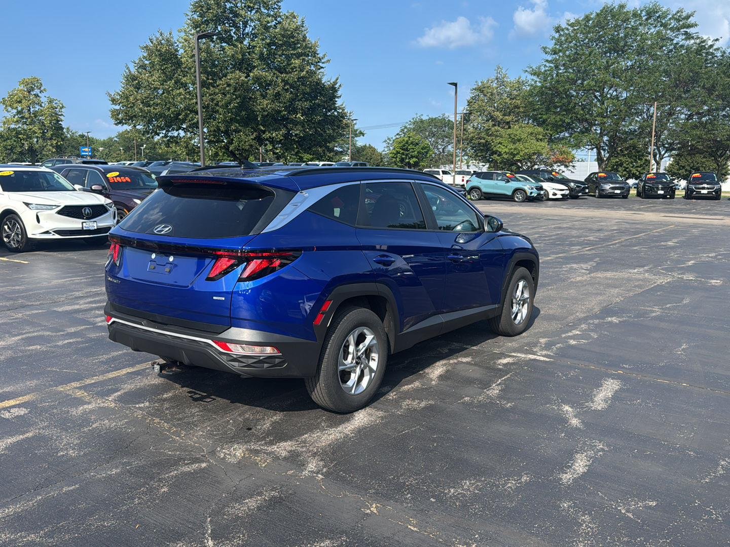 Used 2024 Intense Blue Hyundai SEL image 7