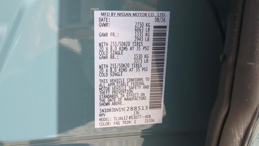 New 2026 Baltic Teal Pearl Nissan Platinum image 24