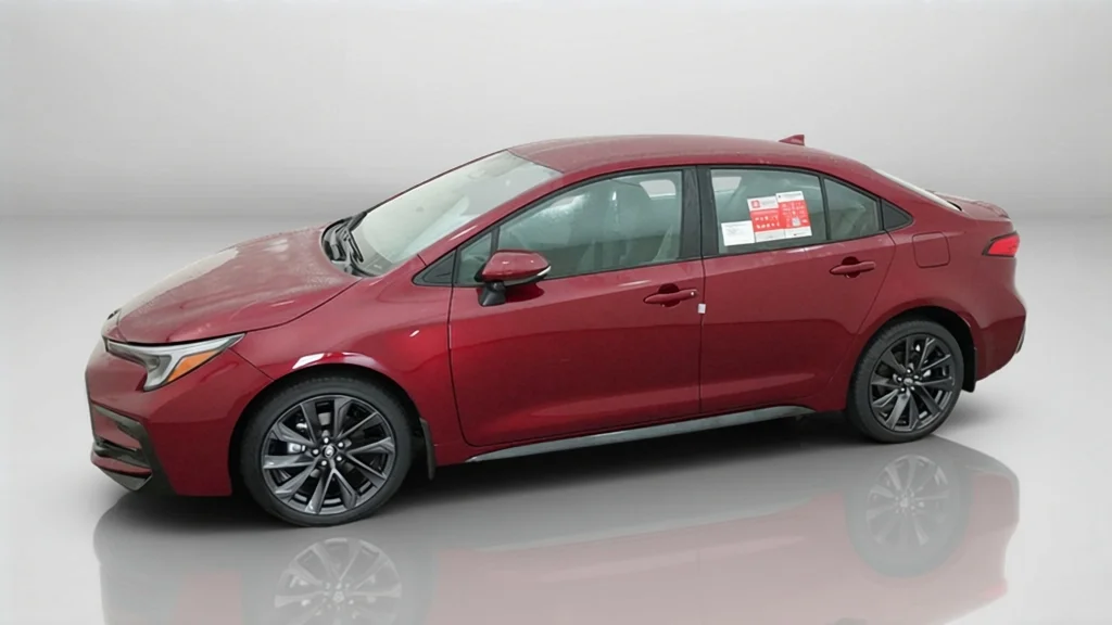 New 2027 Ruby Flare Pearl Toyota SE image 3