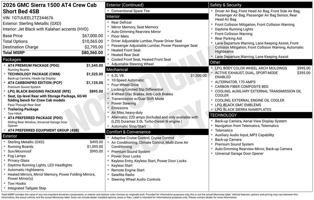 2026 GMC Sierra 1500 AT4 - Photo 43