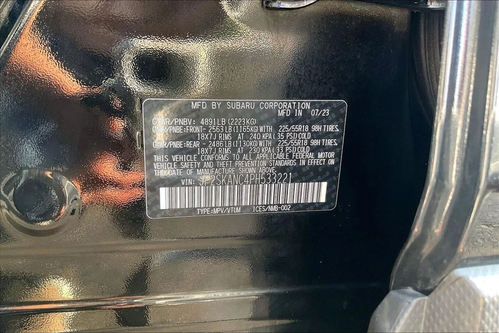 Used 2023 Black Subaru Limited image 33