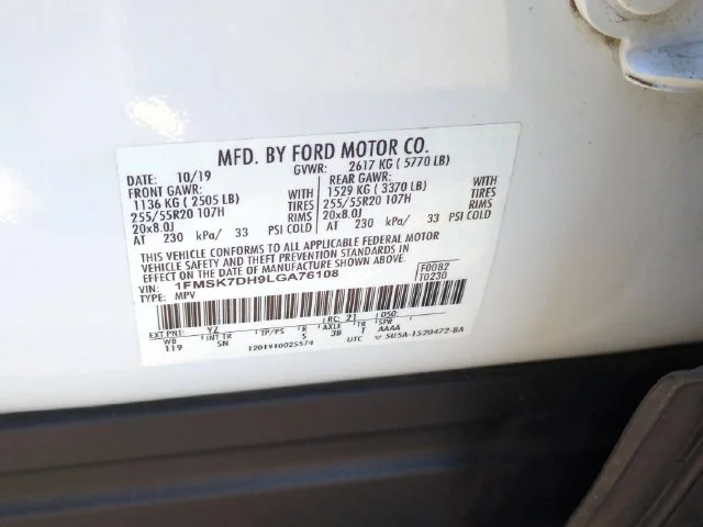 Used 2020 White Ford XLT image 37