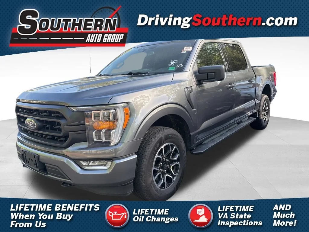 Used 2022 Gray Ford XLT image 1