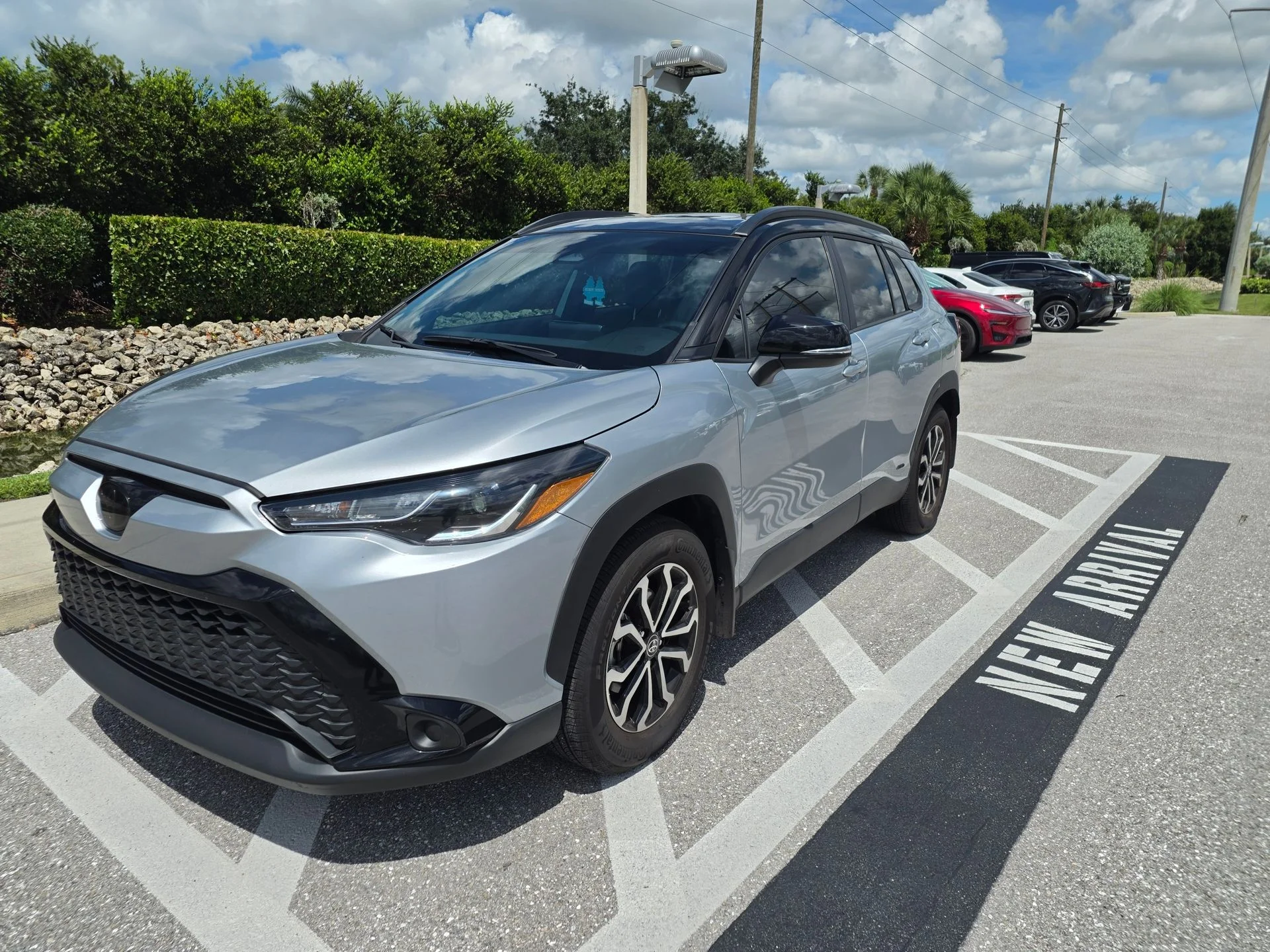 Used 2023 Jet Black Toyota Hybrid SE image 1