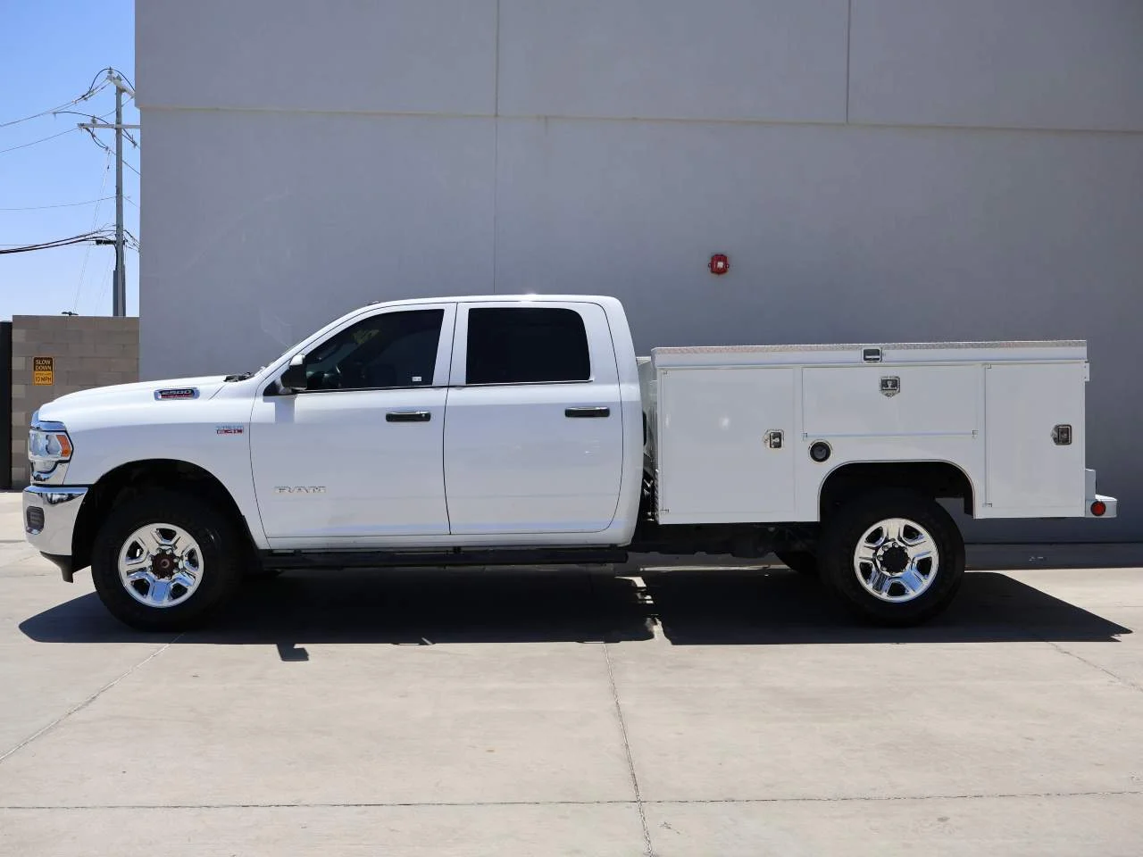 Used 2022 Bright White Clear Coat Ram Tradesman Crew Cab image 2