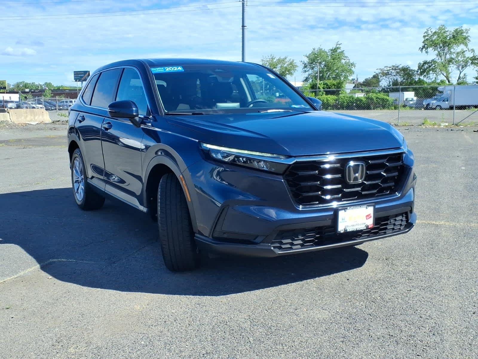 Certified Used 2024 Canyon River Blue Metallic Honda EX-L image 3