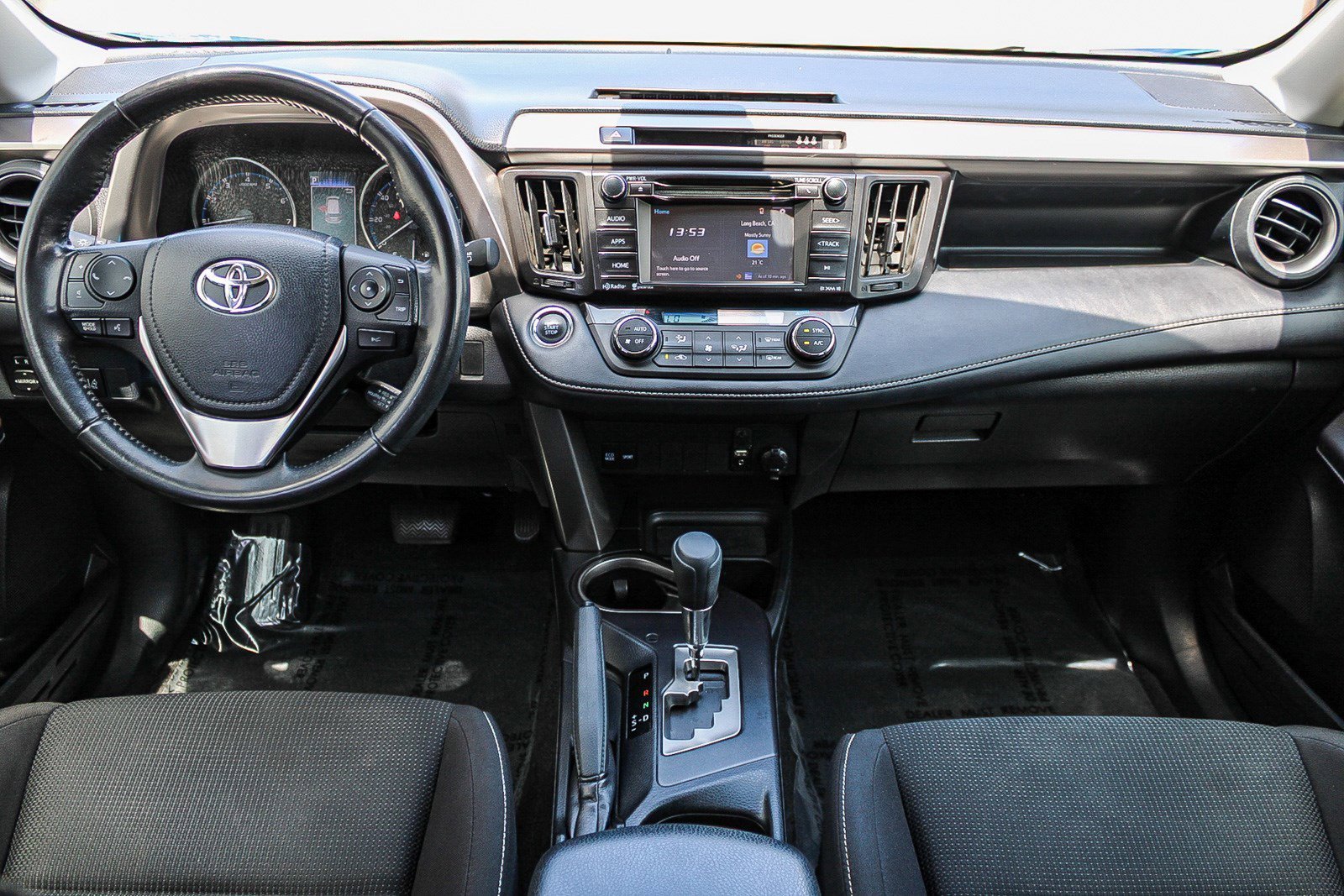 Used 2018 Electric Storm Blue Toyota XLE image 12