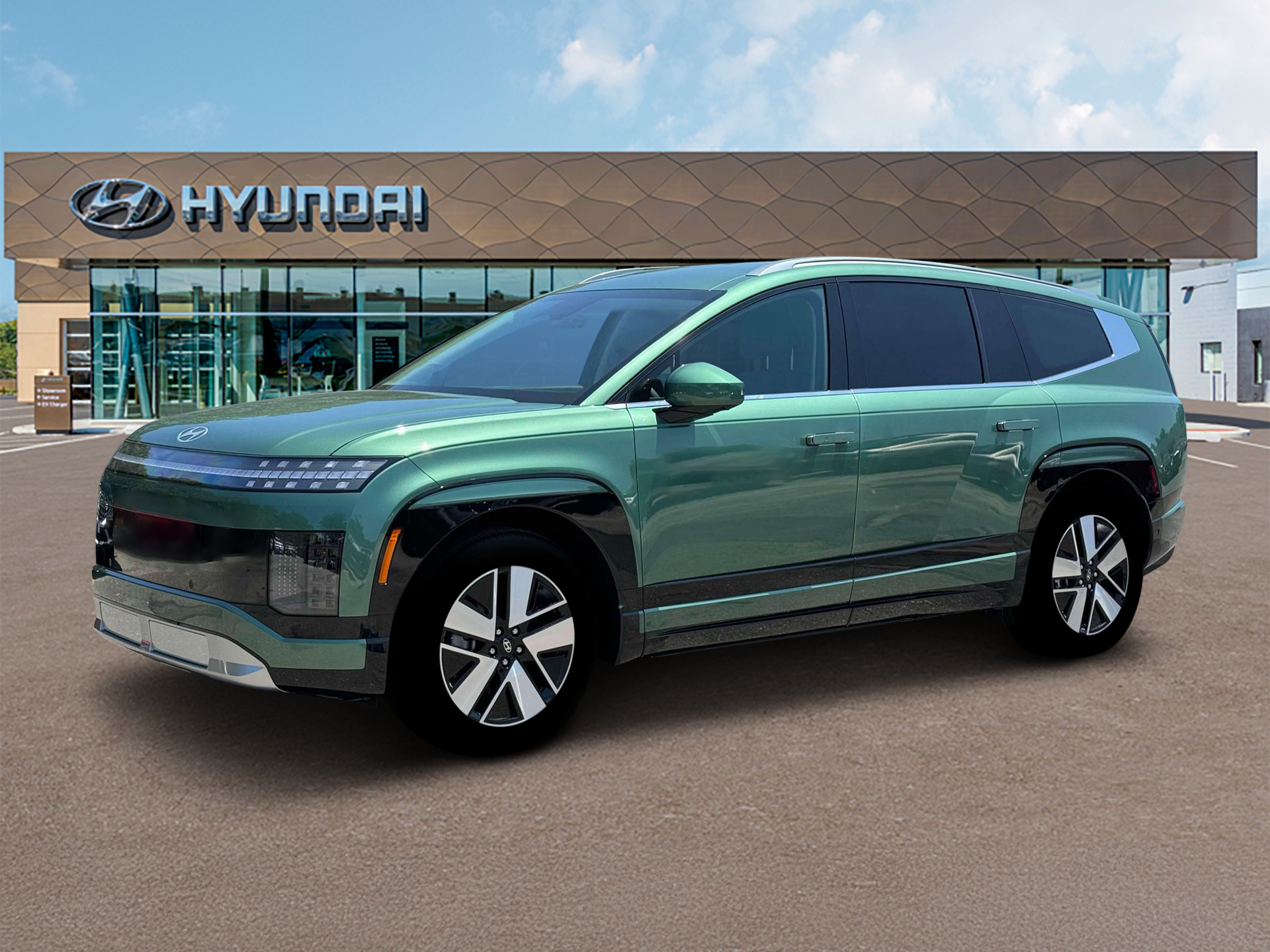 New 2026 Green Hyundai SEL image 2