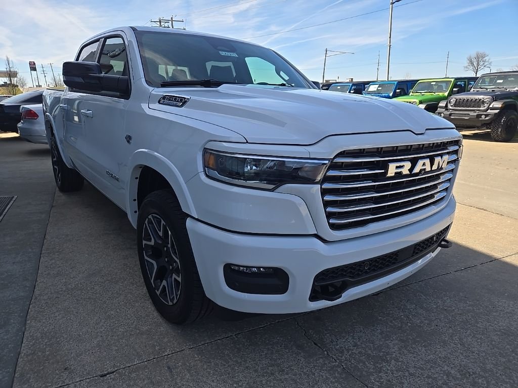 New 2026 Bright White Clear-Coat Exterior Paint RAM Laramie image 15