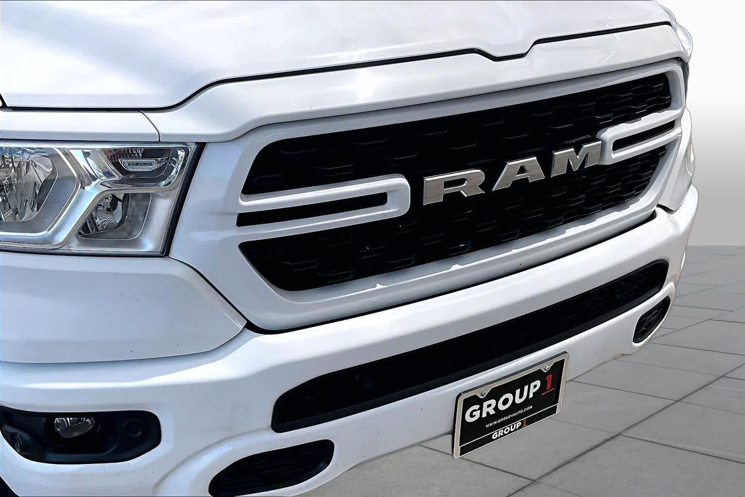 Used 2022 Bright White Clearcoat Ram Big Horn image 29