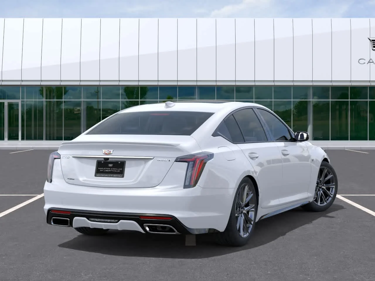 New 2026 Vibrant White Tricoat Cadillac Sport image 4