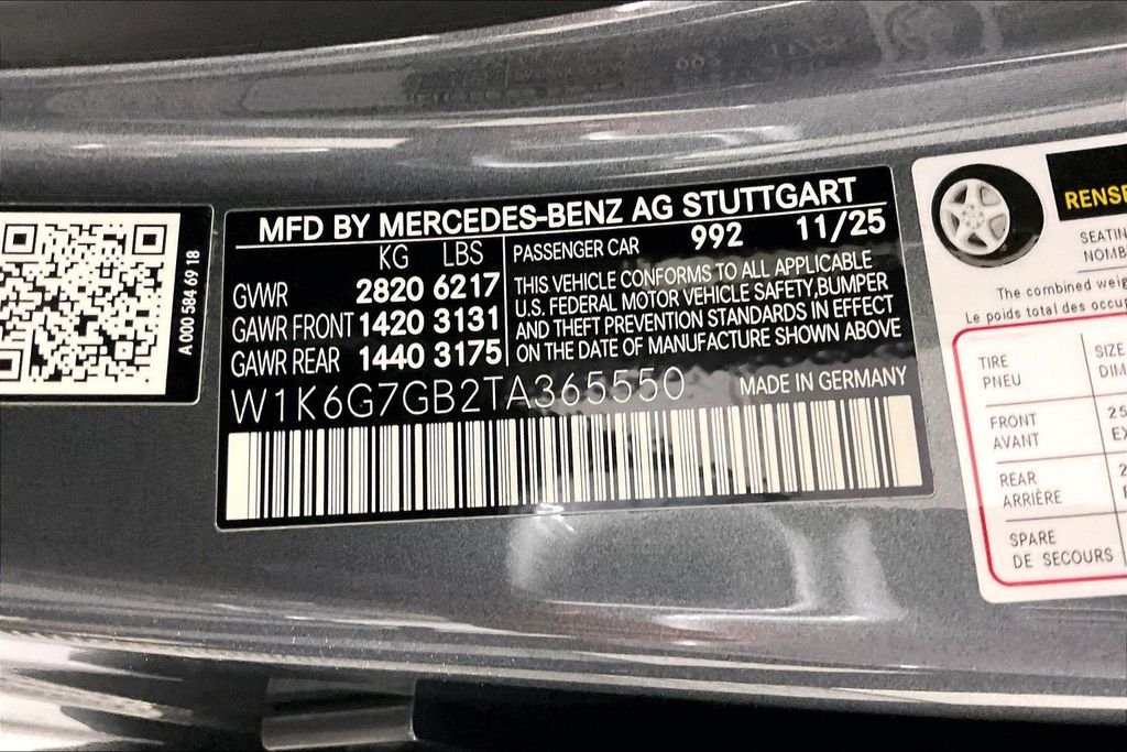 New 2026 Selenite Grey Metallic Mercedes-Benz S 580 image 13