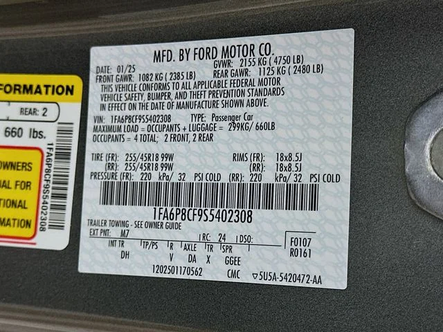 Certified Pre-Owned 2025 Ford Mustang GT