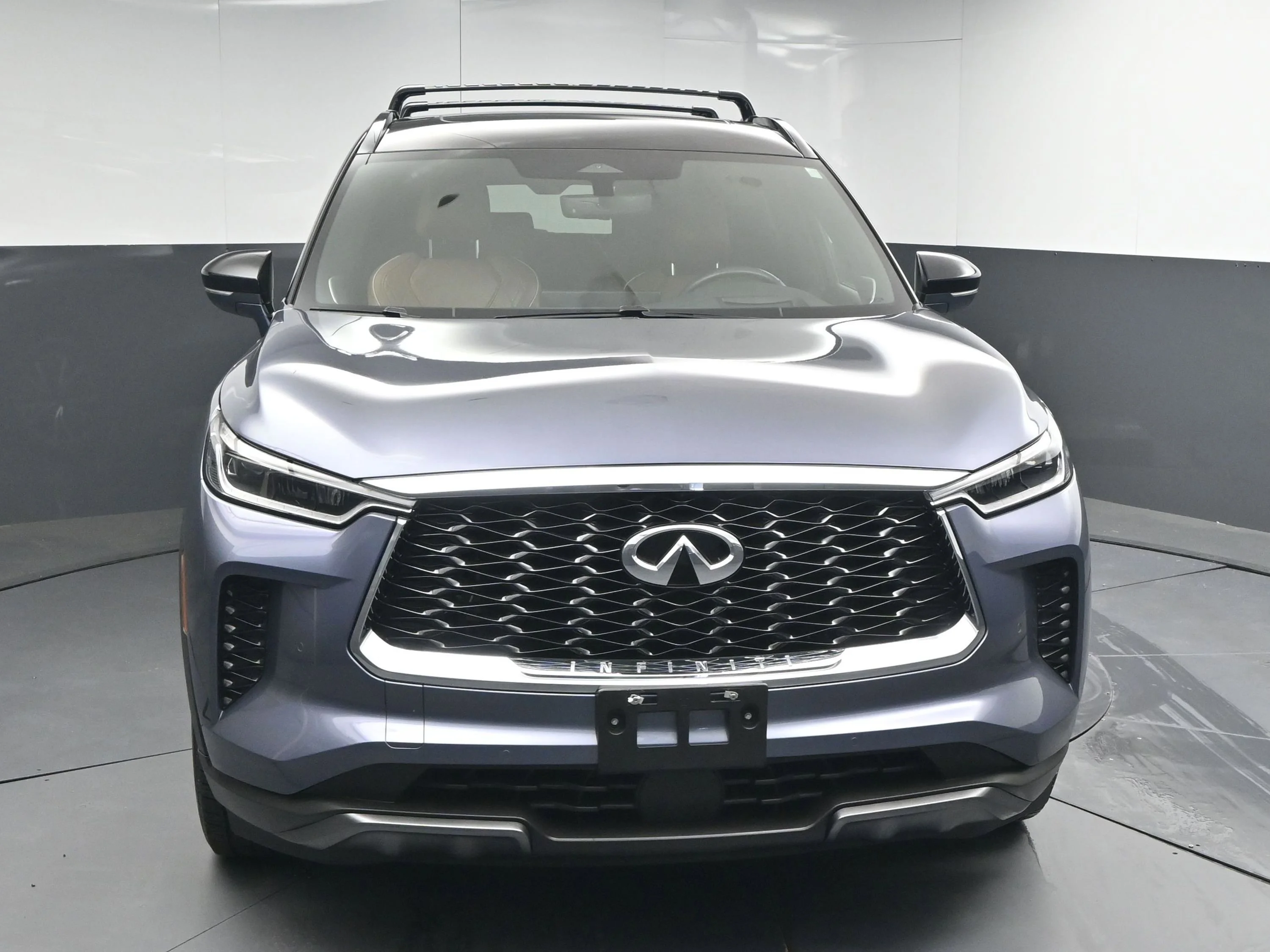 Used 2023 Moonbow Blue/Black Obsidian INFINITI AUTOGRAPH image 2