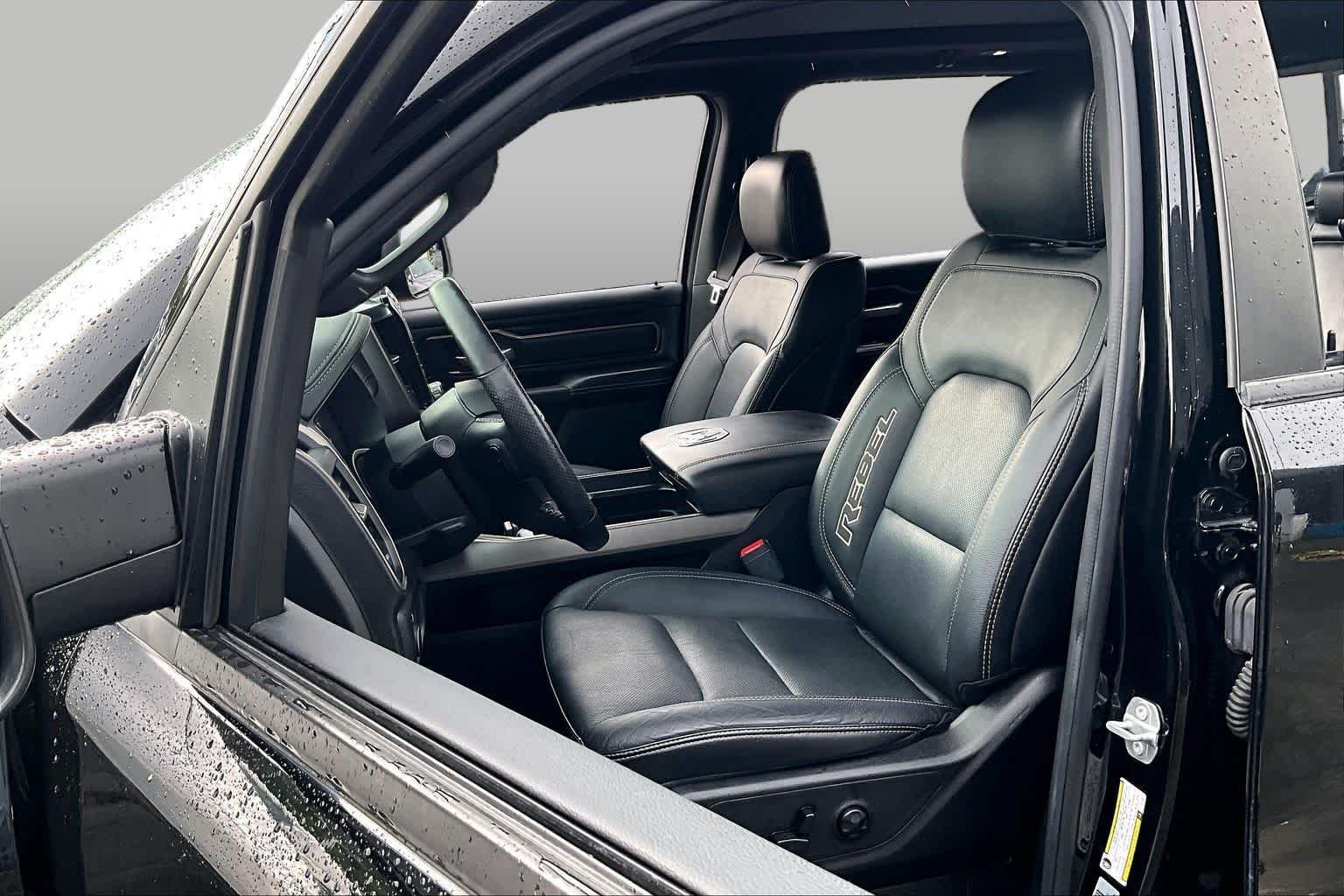 Used 2020 Diamond Black Crystal Pearlcoat Ram Rebel image 8