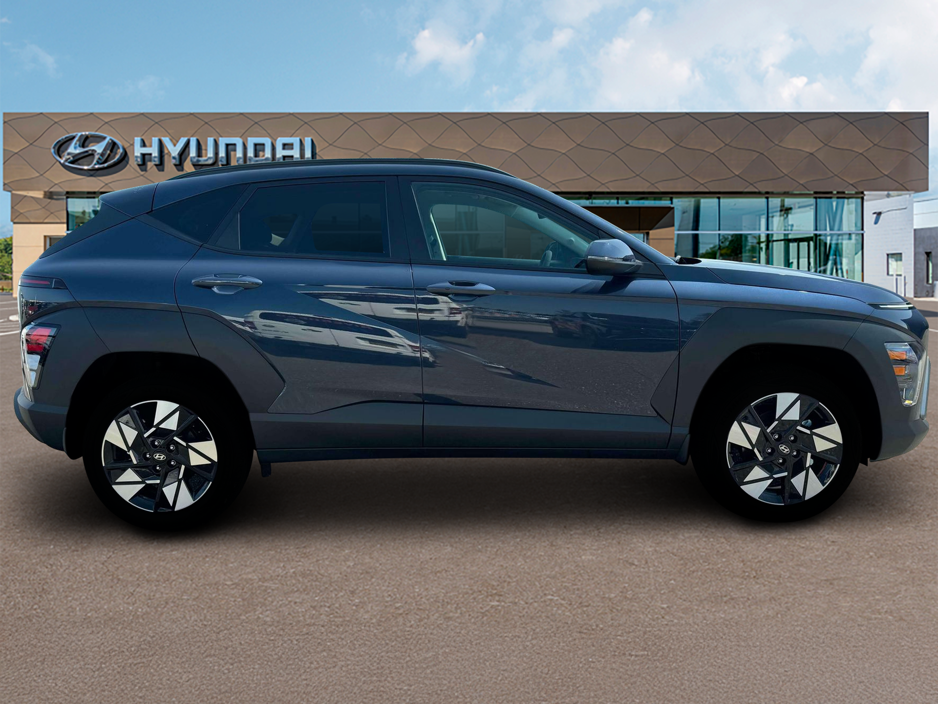 New 2025 Blue Hyundai SEL AWD image 9