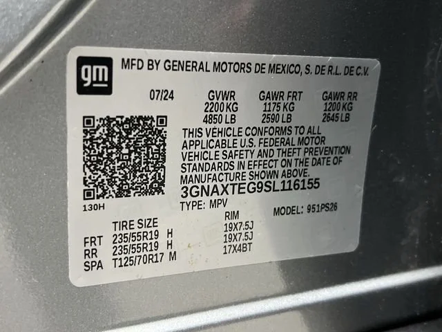 Certified Used 2025 Sterling Gray Metallic Chevrolet RS image 33