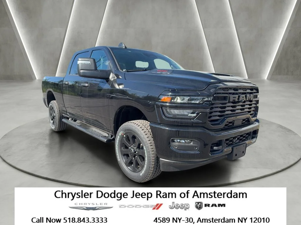 New 2026 Diamond Black Crystal Pearl-Coat Exterior Paint RAM Tradesman image 1