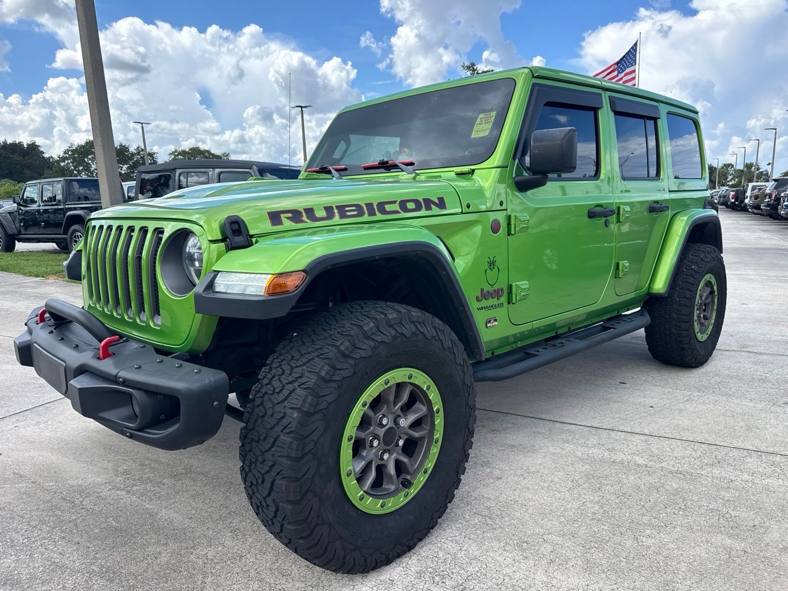 Used 2020 Green Jeep Unlimited Rubicon image 1
