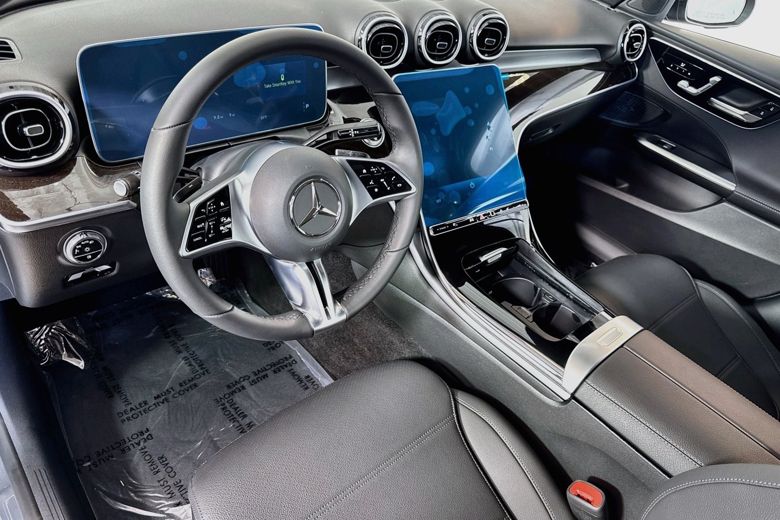 New 2026 Selenite Grey Metallic Mercedes-Benz C 300 image 9