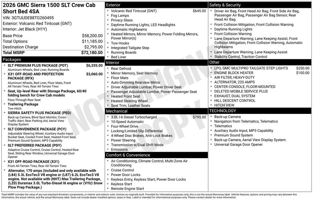 2026 GMC Sierra 4WD Crew Cab Short Box SLT's photo