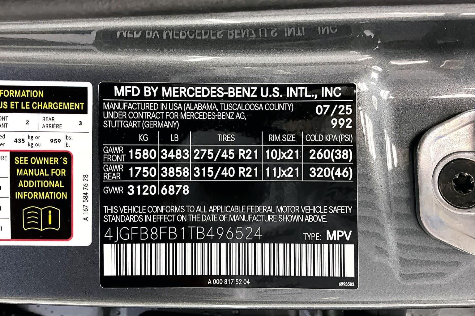 New 2026 Selenite Grey Metallic Mercedes-Benz GLE 580 image 25