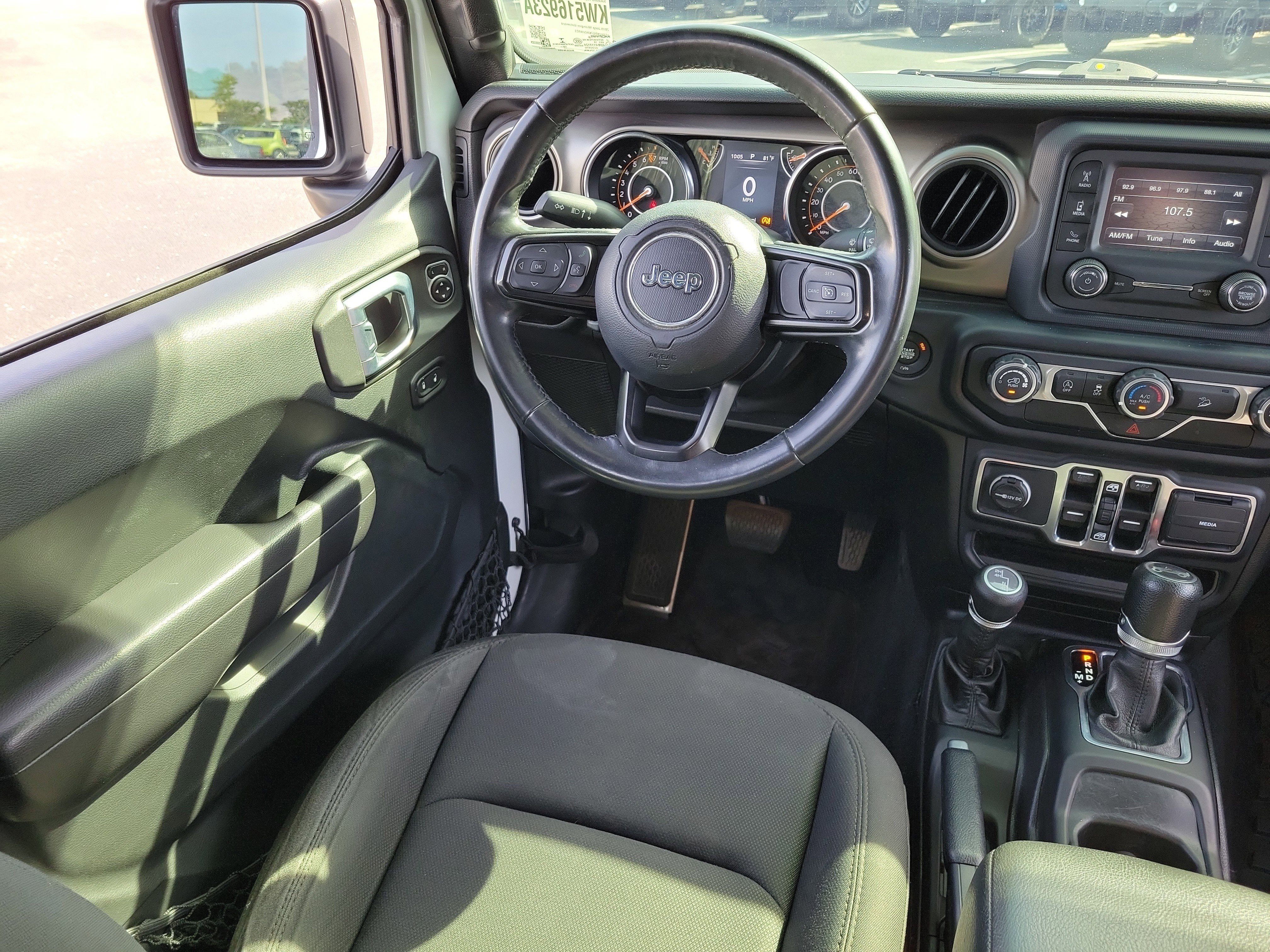 Used 2019 Bright White Clearcoat Jeep Unlimited Sport S image 16