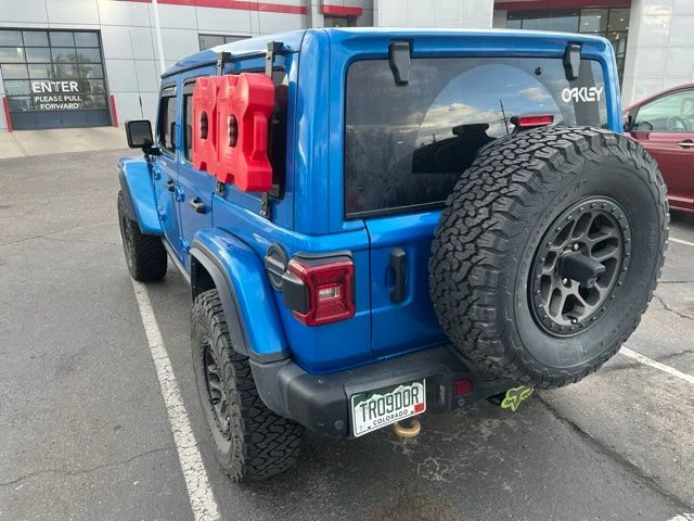 Used 2022 Blue Jeep Unlimited Rubicon 392 image 3