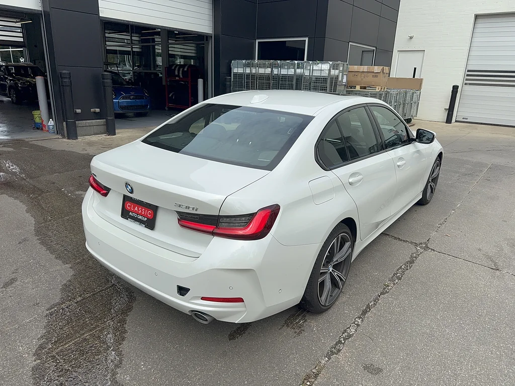 Used 2023 Mineral White Metallic BMW 330i xDrive image 3