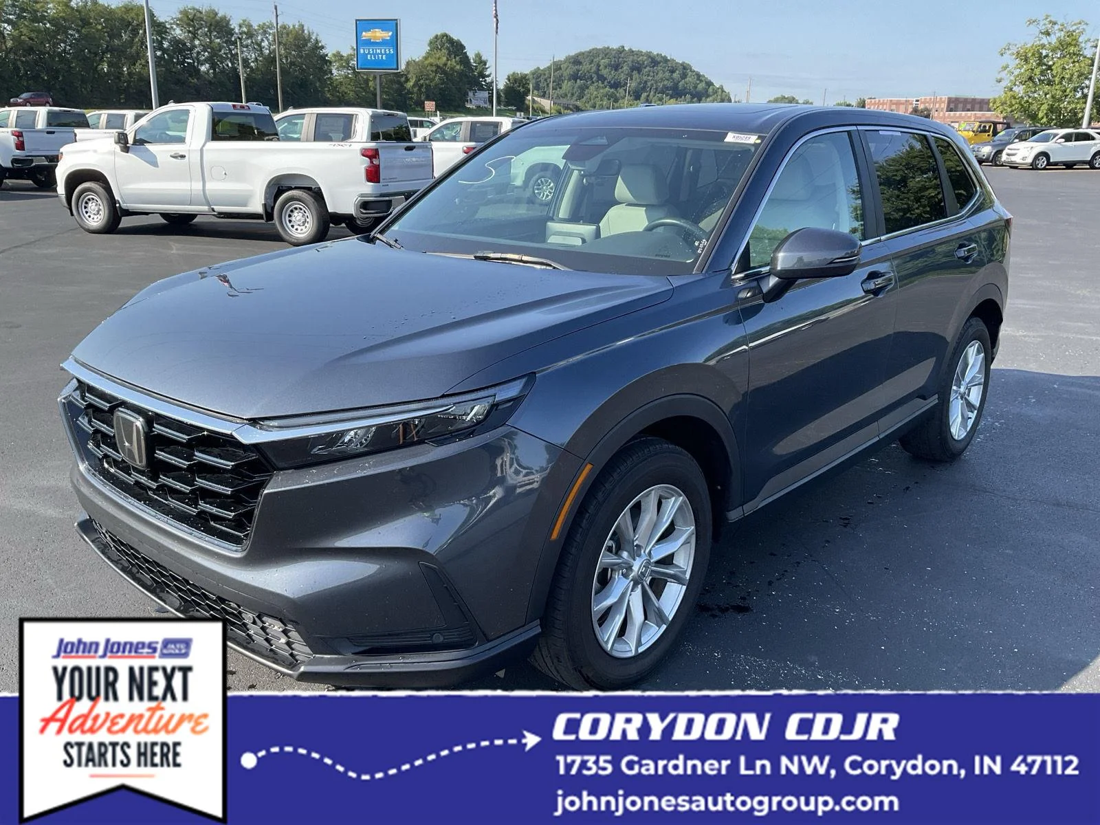 Used 2024 Meteorite Gray Metallic Honda EX-L image 1