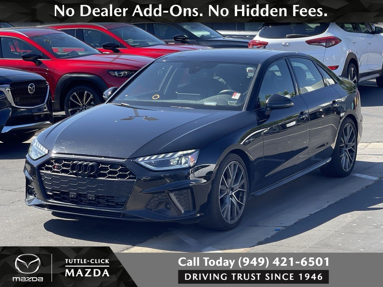 Used 2022 Blue Audi Premium Plus image 2