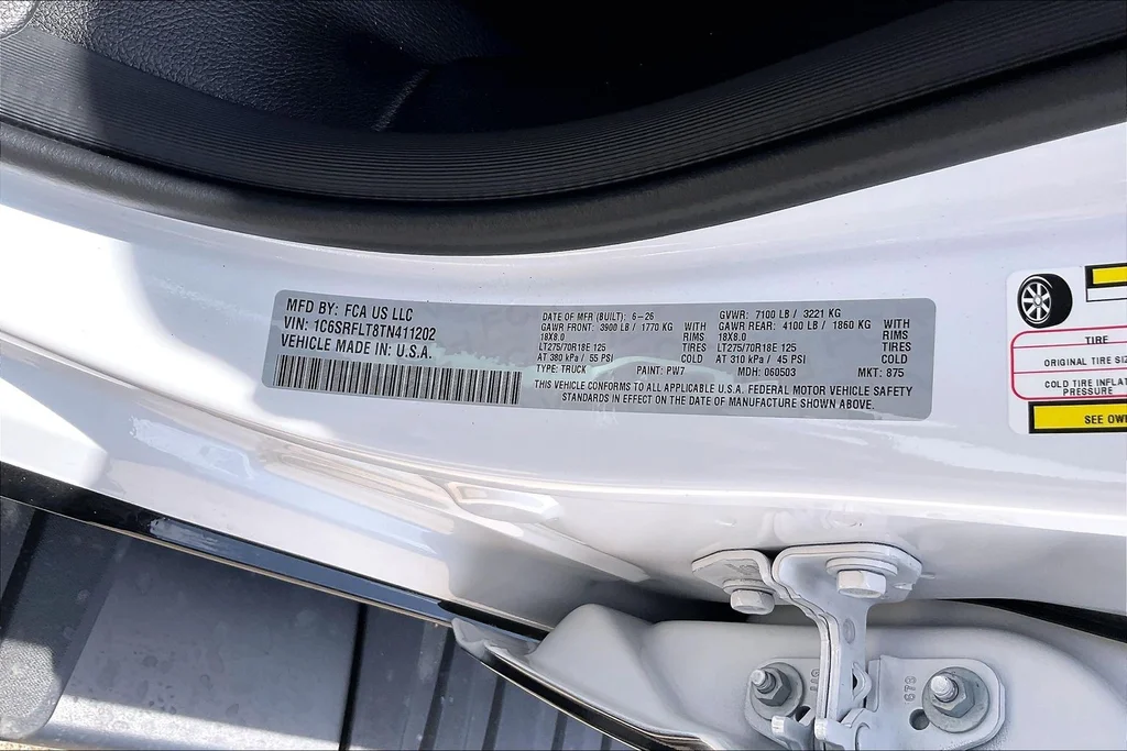 New 2026 Bright White Clear-Coat Exterior Paint RAM Rebel image 19