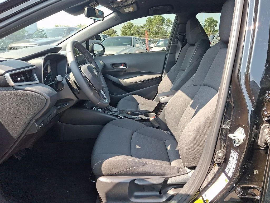 Used 2025 Midnight Black Metallic Toyota SE image 13