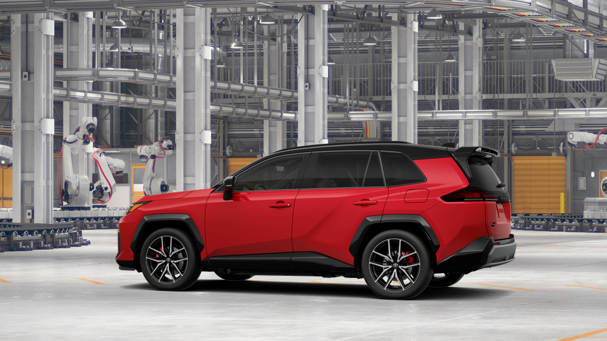 New 2026 Supersonic Red with Midnight Black Metallic roof Toyota GR SPORT image 5