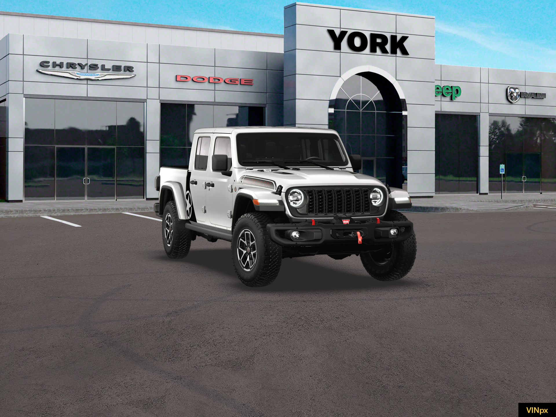 New 2026 Bright White Clear-Coat Exterior Paint Jeep  image 28