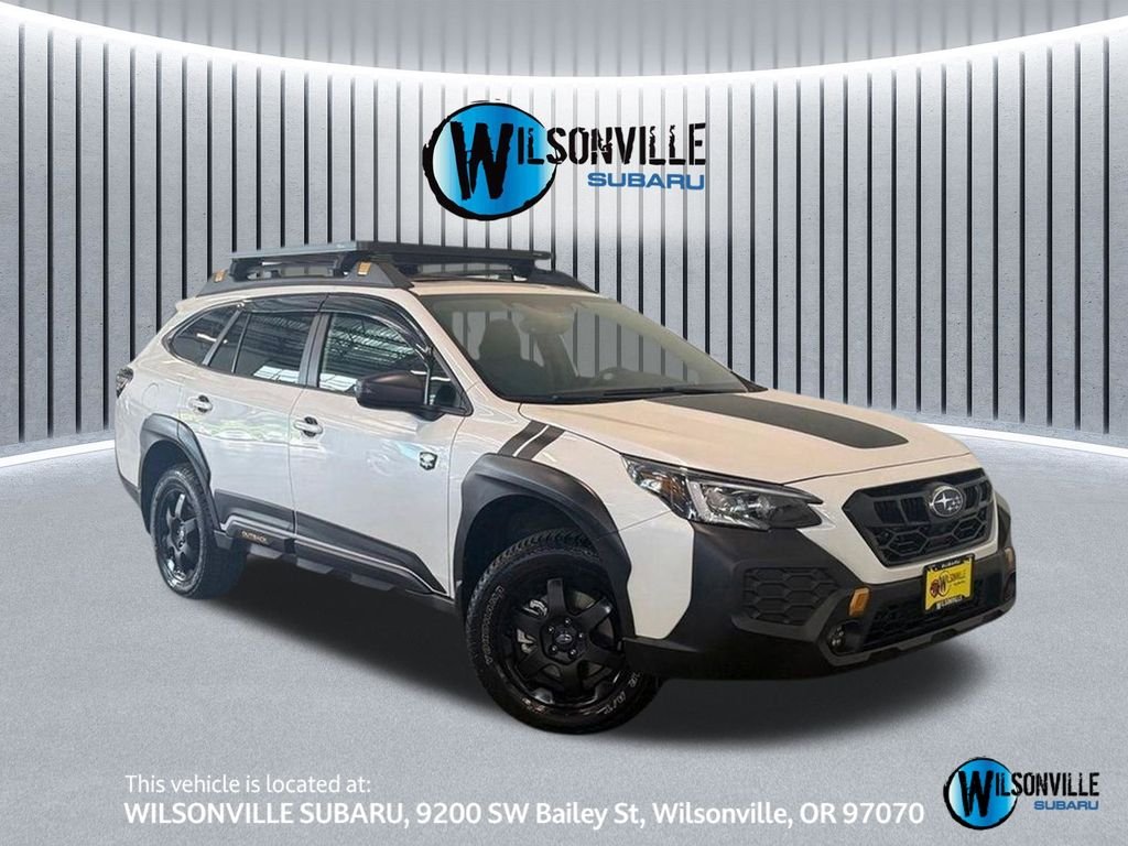 Certified Used 2025 White Subaru Wilderness image 1